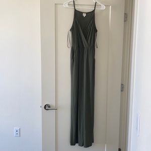 NWOT green jumpsuit